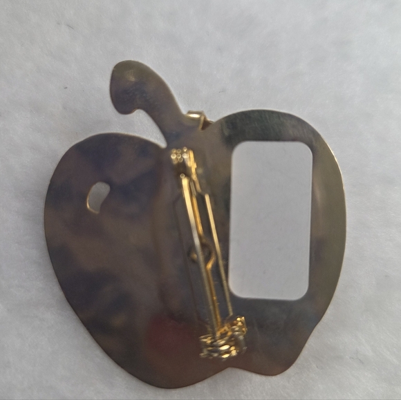 Colorful Apple Brooch - Picture 2 of 6